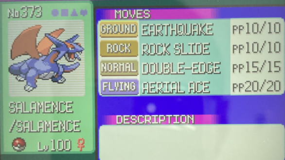 Salamence Moveset